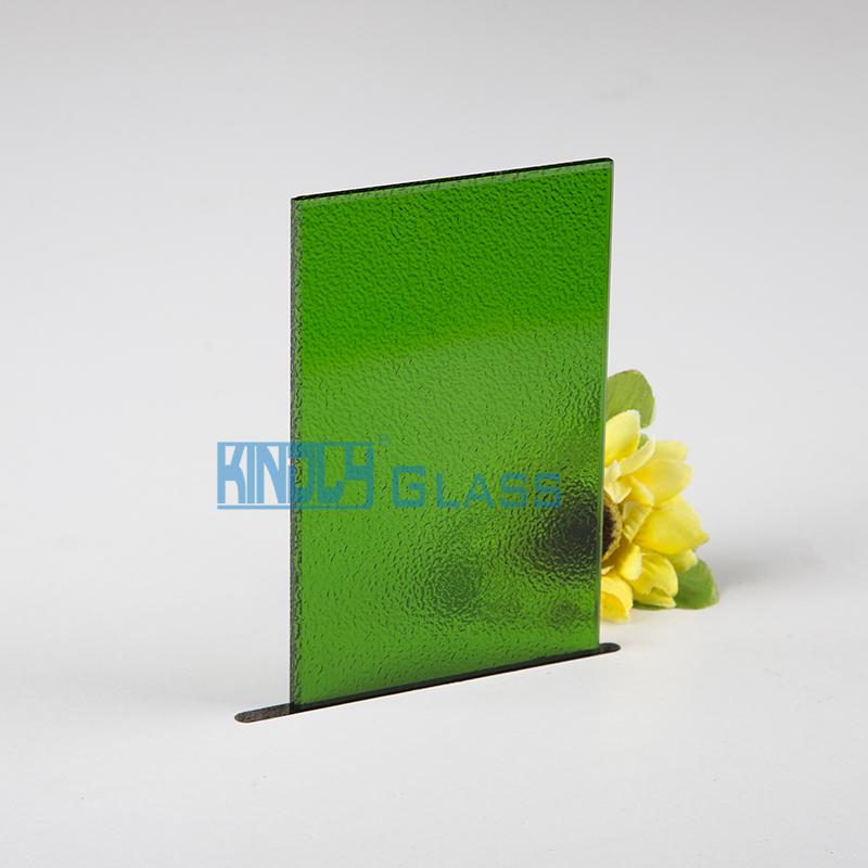 Green Nashiji Patterned Glass